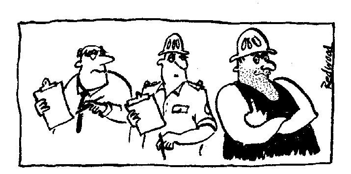 Cartoon - Auditors. The Forest Audit program is a full-blown farce.
