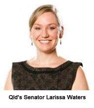 Qld's Senator Larissa Waters