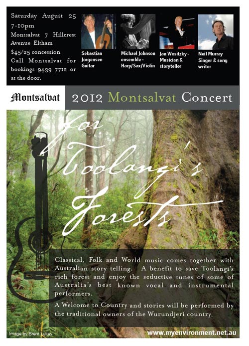 Montsalvat concert for Toolangi